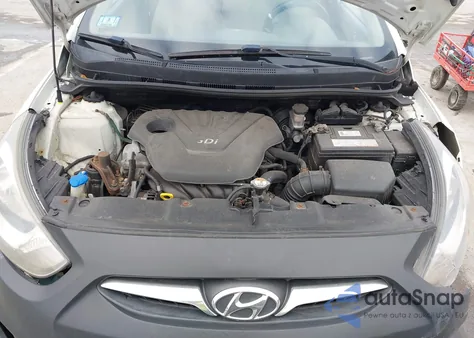 2012 Hyundai Accent Gls z USA, uszkodzony, nr VIN KMHCU4AE6CU238673